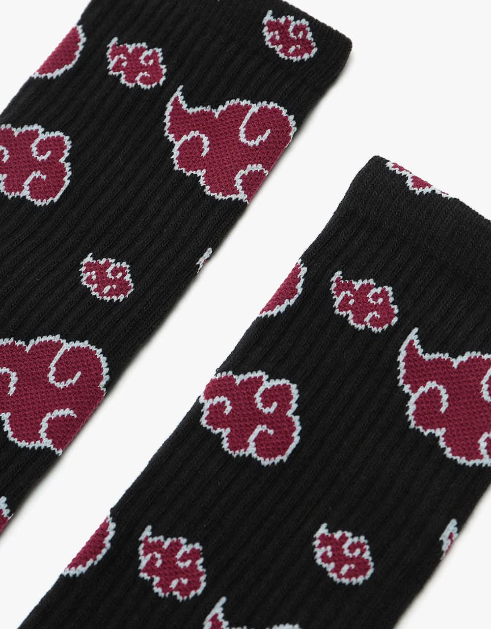 Primitive x Naruto Akatsuki Socks - Black