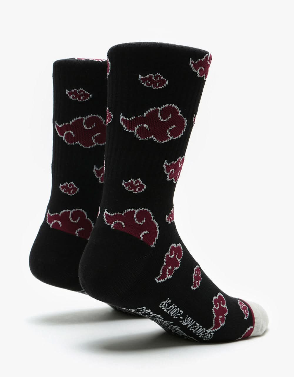 Primitive x Naruto Akatsuki Socks - Black