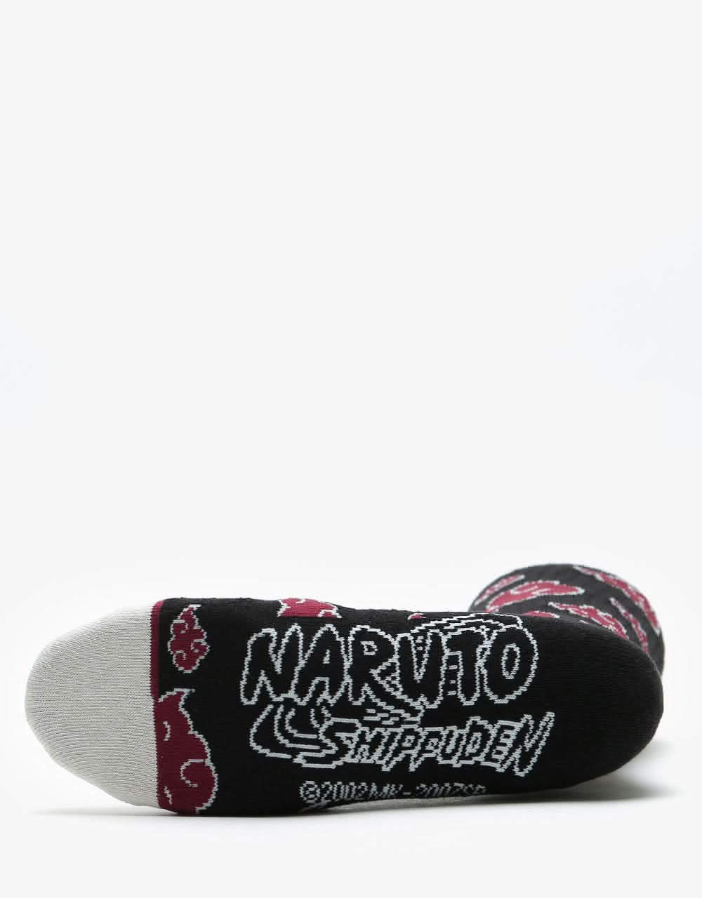 Primitive x Naruto Akatsuki Socks - Black