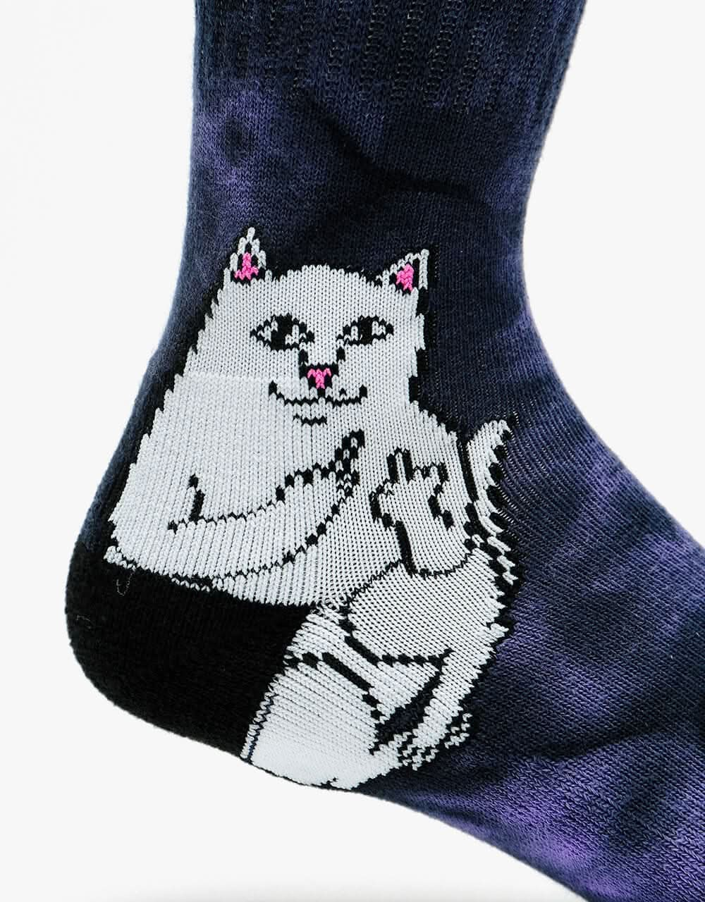 RIPNDIP Lord Nermal Socks - Lavender Tie Dye