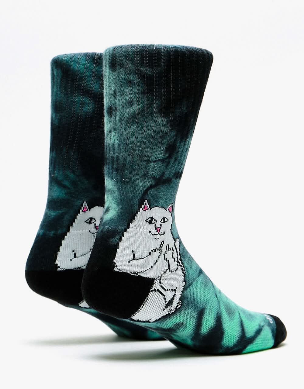 RIPNDIP Lord Nermal Socks - Green Tie Dye