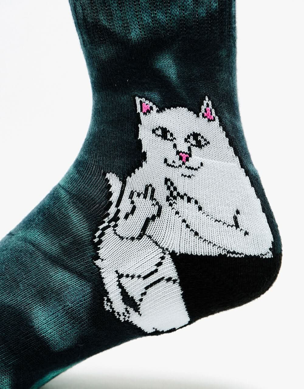 RIPNDIP Lord Nermal Socks - Green Tie Dye