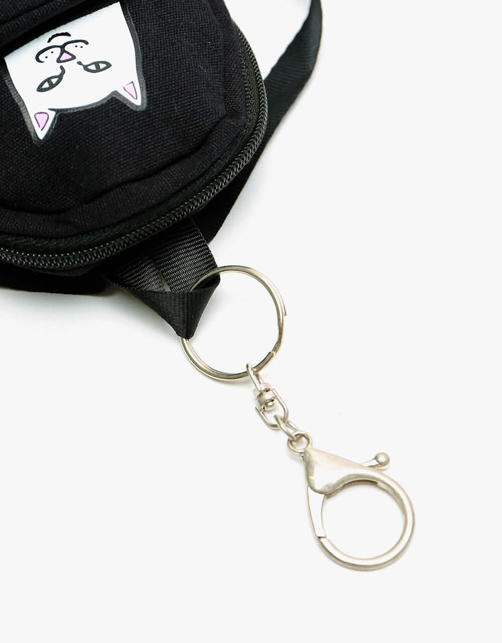 RIPNDIP Lord Nermal Mini Backpack Key Chain - Black