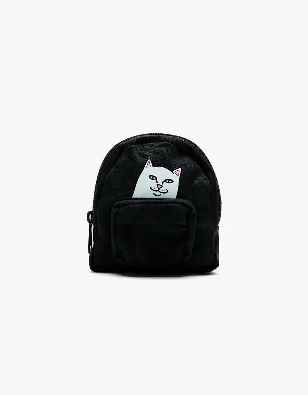 RIPNDIP Lord Nermal Mini Backpack Key Chain - Black