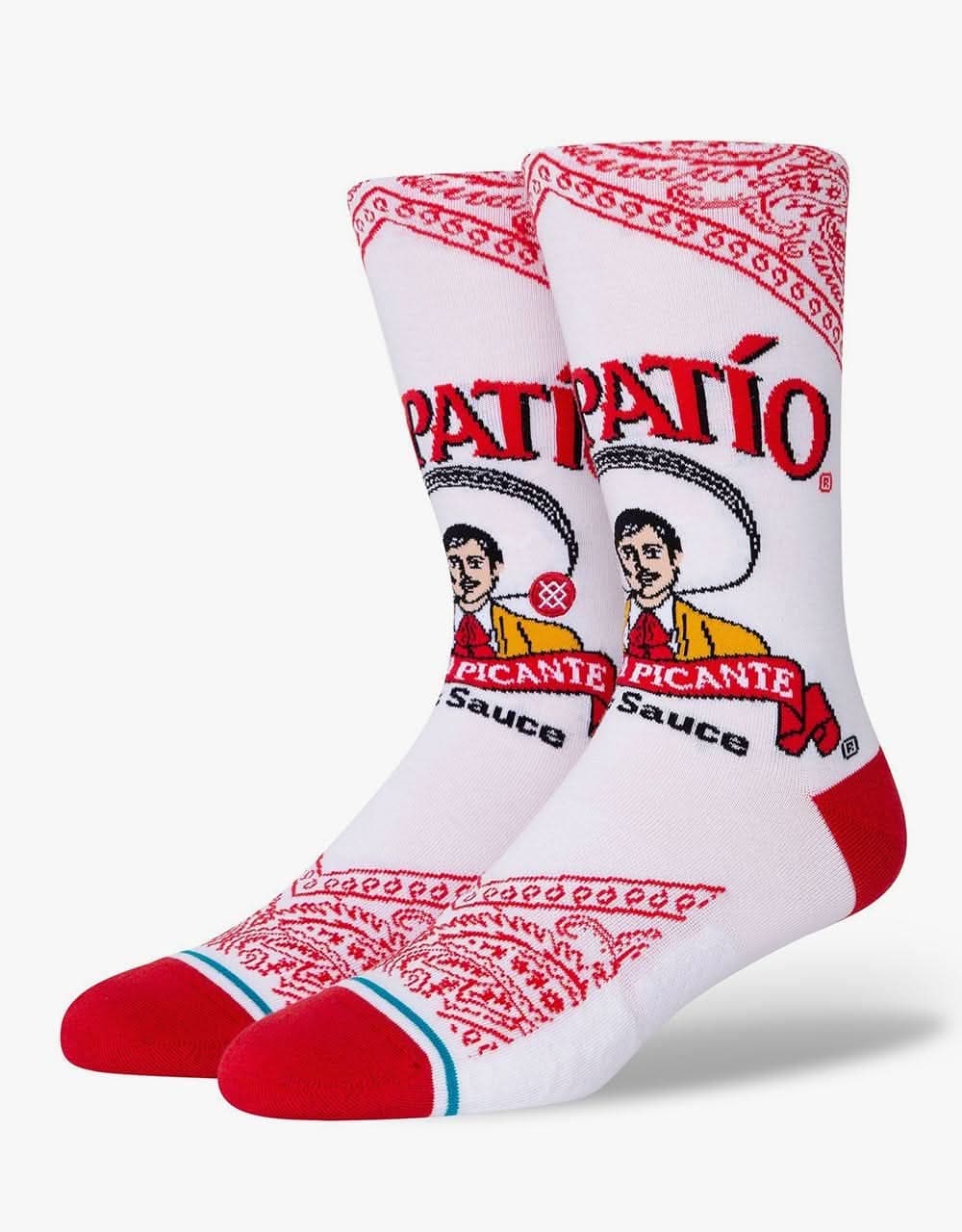 Stance x Tapatio Crew Socks - White