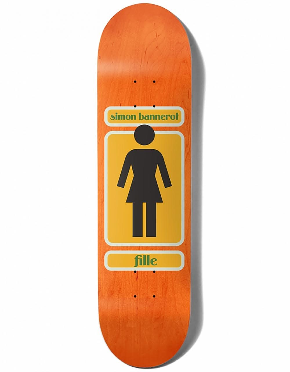 Girl Bannerot '93 Til Infinity 'SKIDUL' Skateboard Deck - 8.5"