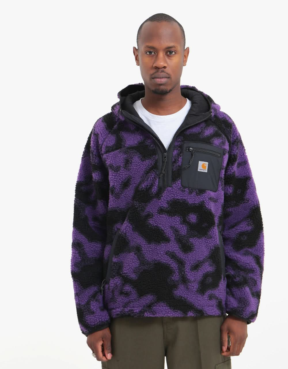 Carhartt WIP Prentis Pullover - Camo Blur Purple