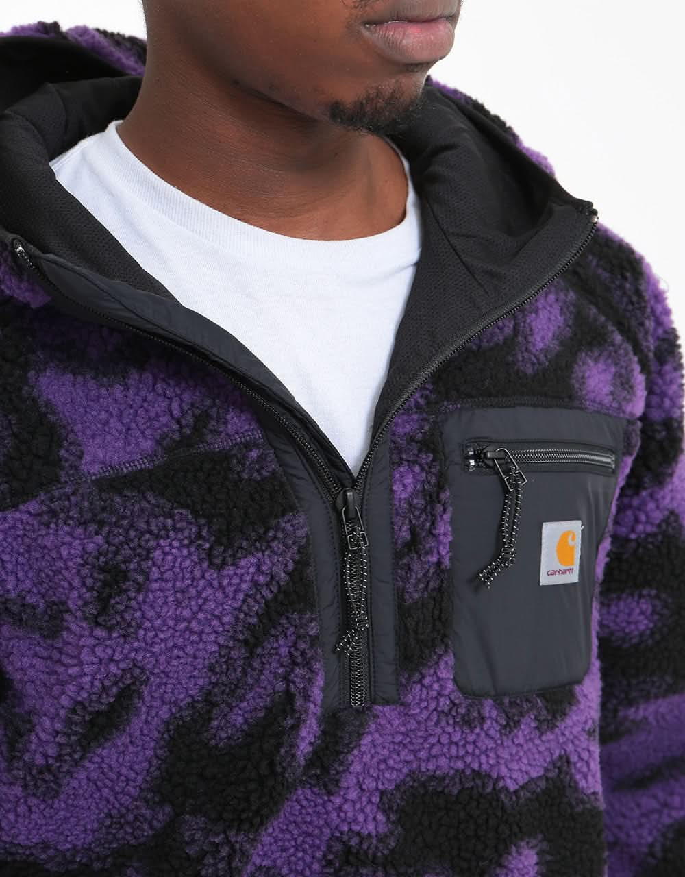 Carhartt WIP Prentis Pullover - Camo Blur Purple