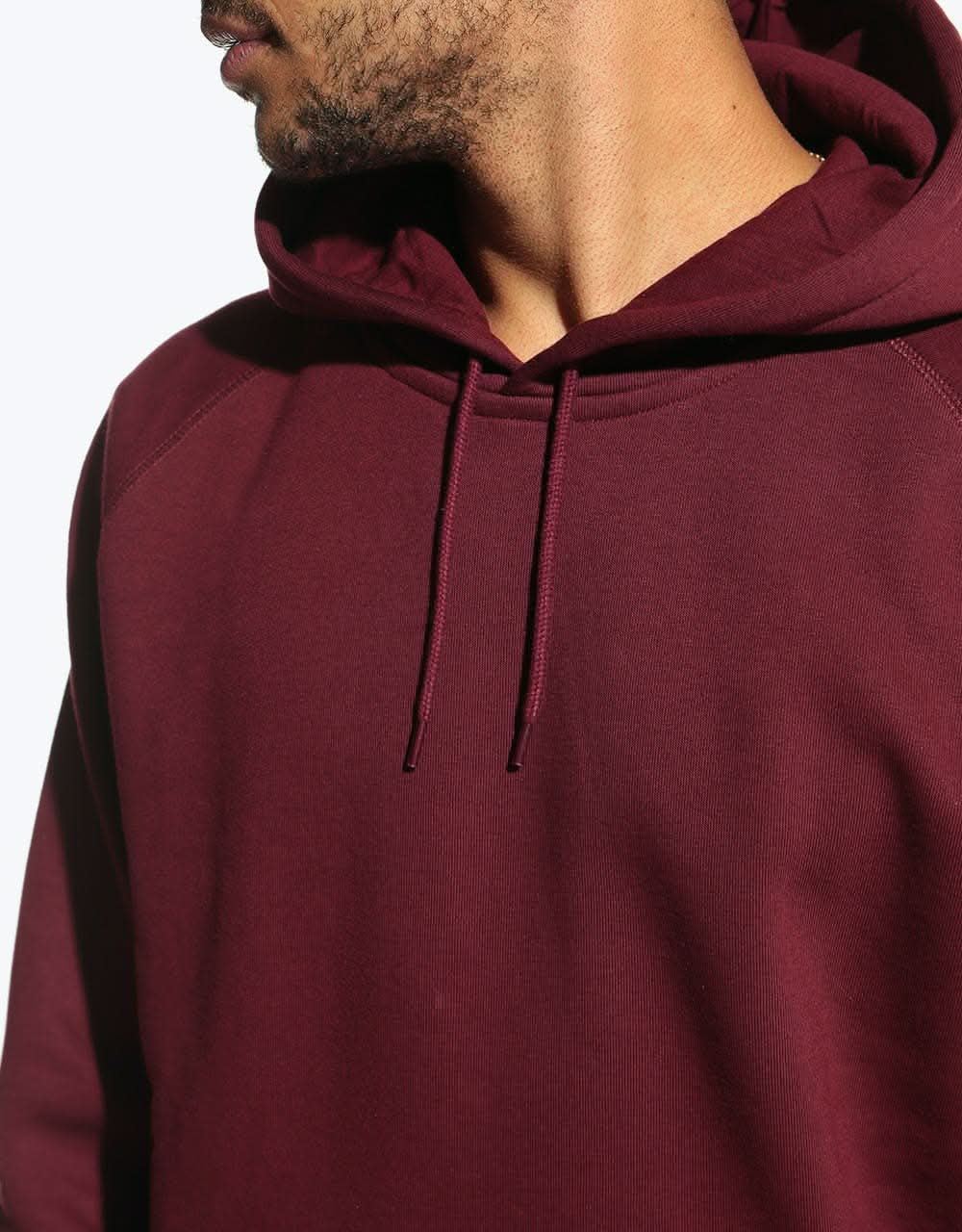 Carhartt WIP Hooded Chase Sweatshirt - Bordeaux/Gold