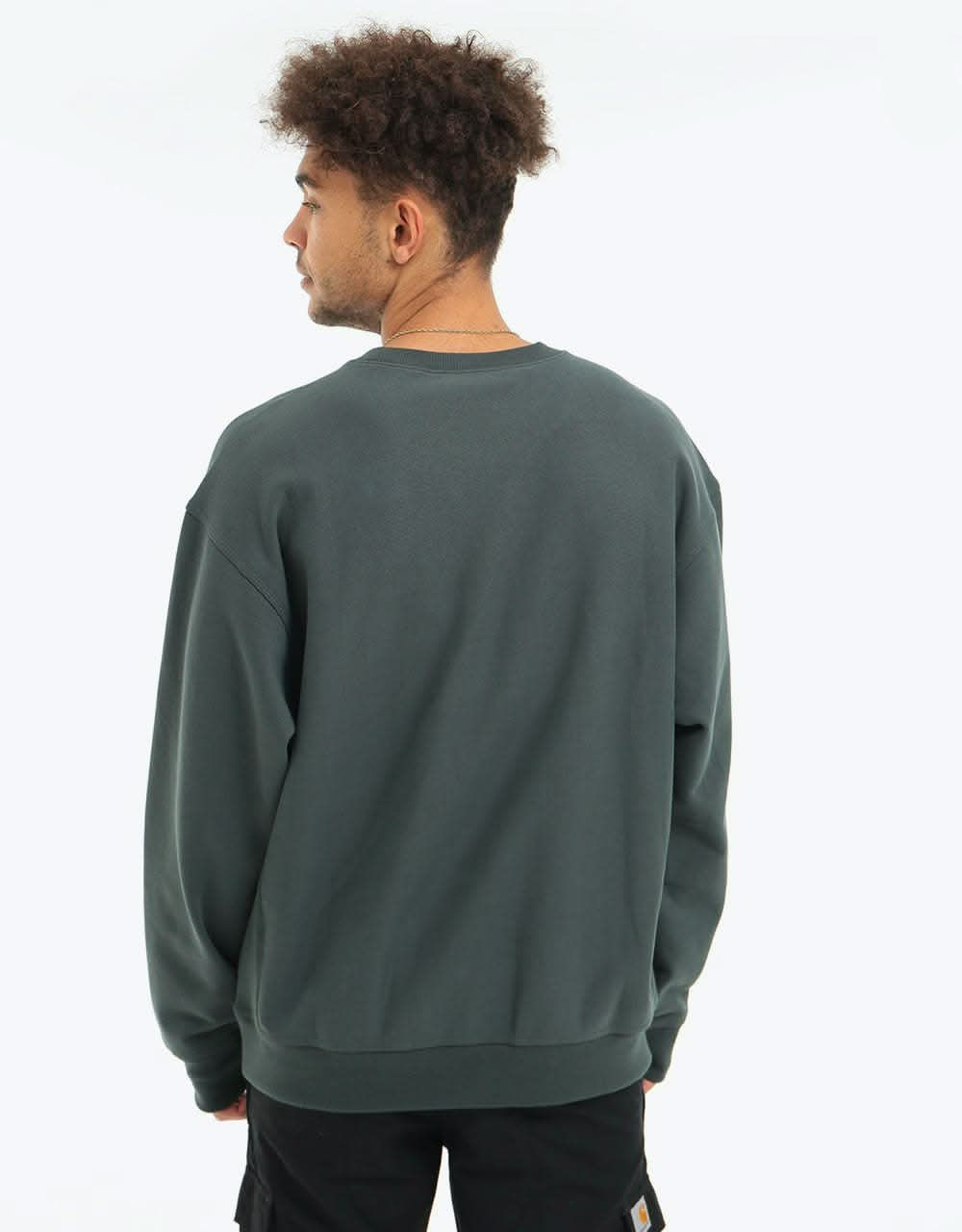 Carhartt WIP American Script Sweatshirt - Dark Teal