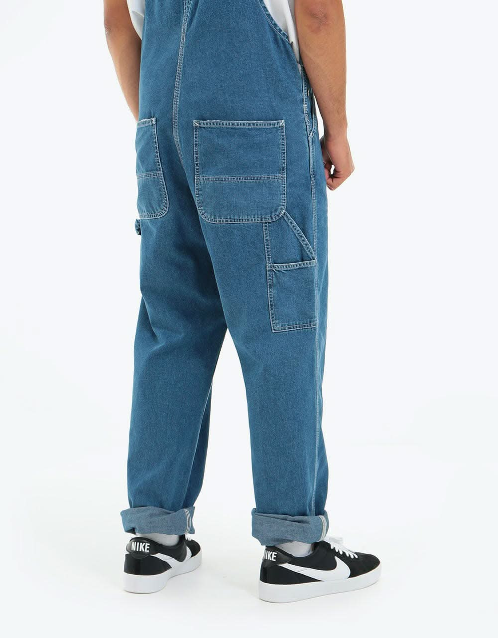 Carhartt WIP Bib Overall - Blue (Stonewashed)