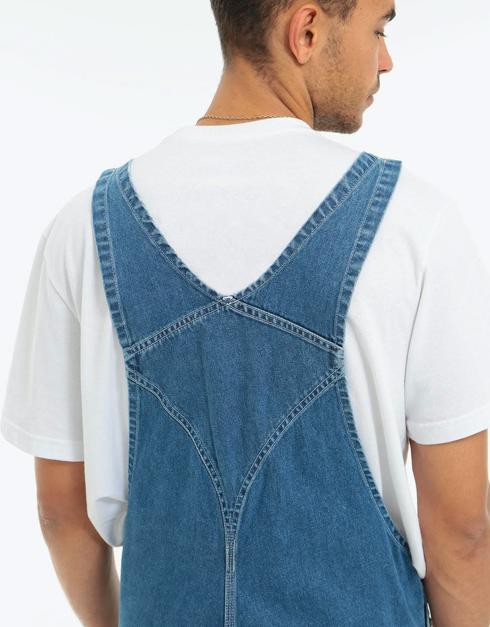 Carhartt WIP Bib Overall - Blue (Stonewashed)