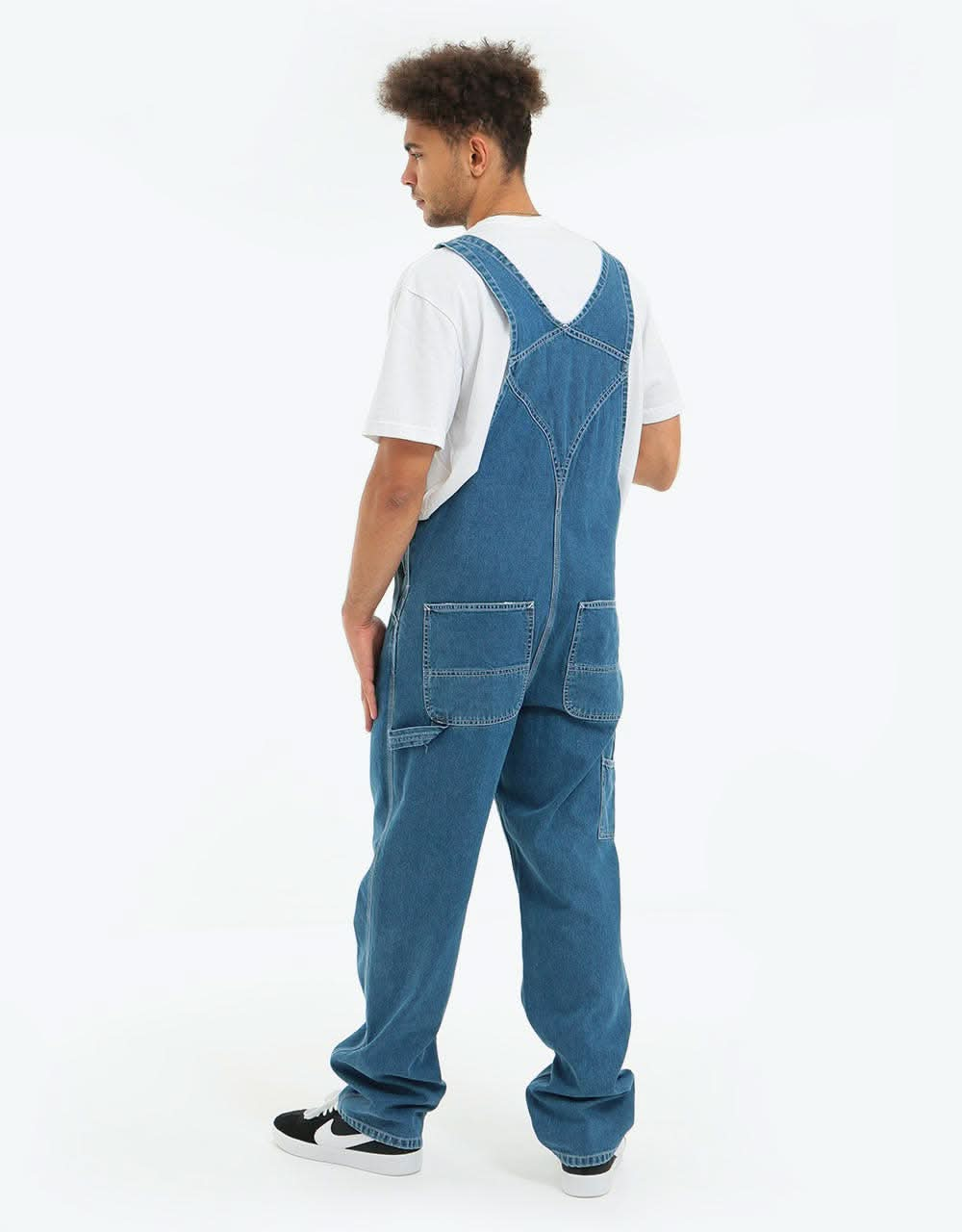 Carhartt WIP Bib Overall - Blue (Stonewashed)