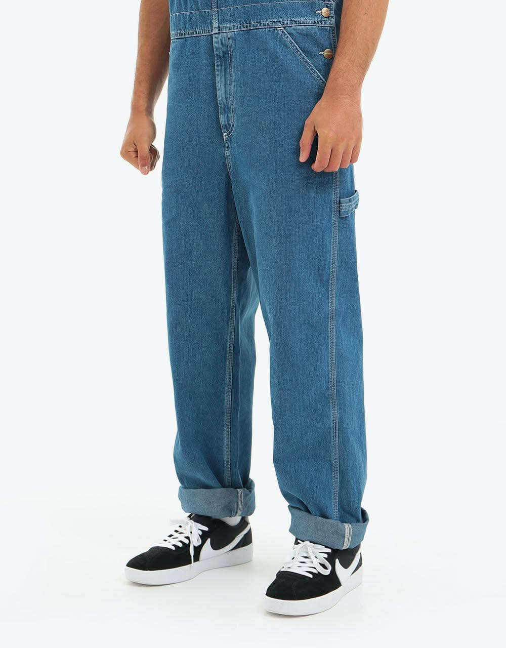 Carhartt WIP Bib Overall - Blue (Stonewashed)