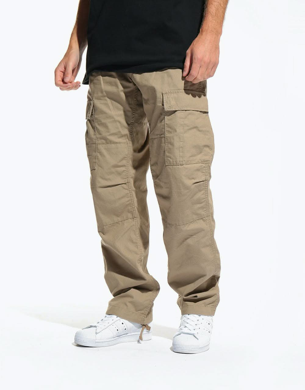 Carhartt WIP Aviation Pant - Leather (Rinsed)