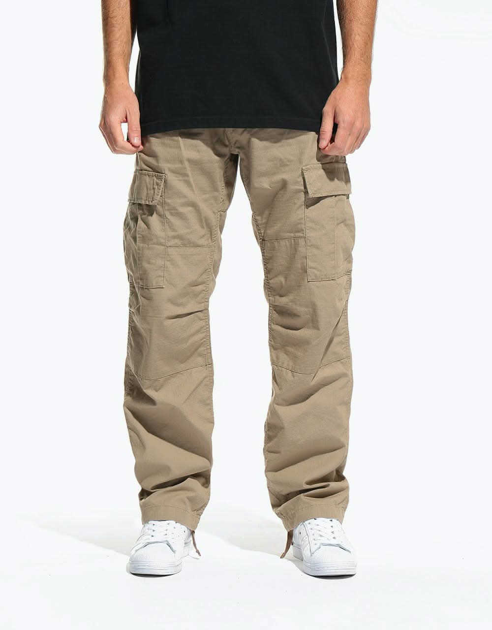 Carhartt WIP Aviation Pant - Leather (Rinsed)