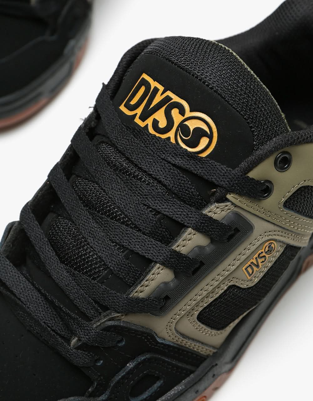 DVS Commanche Skate Shoes - Brindle Burnt Olive/Black Nubuck