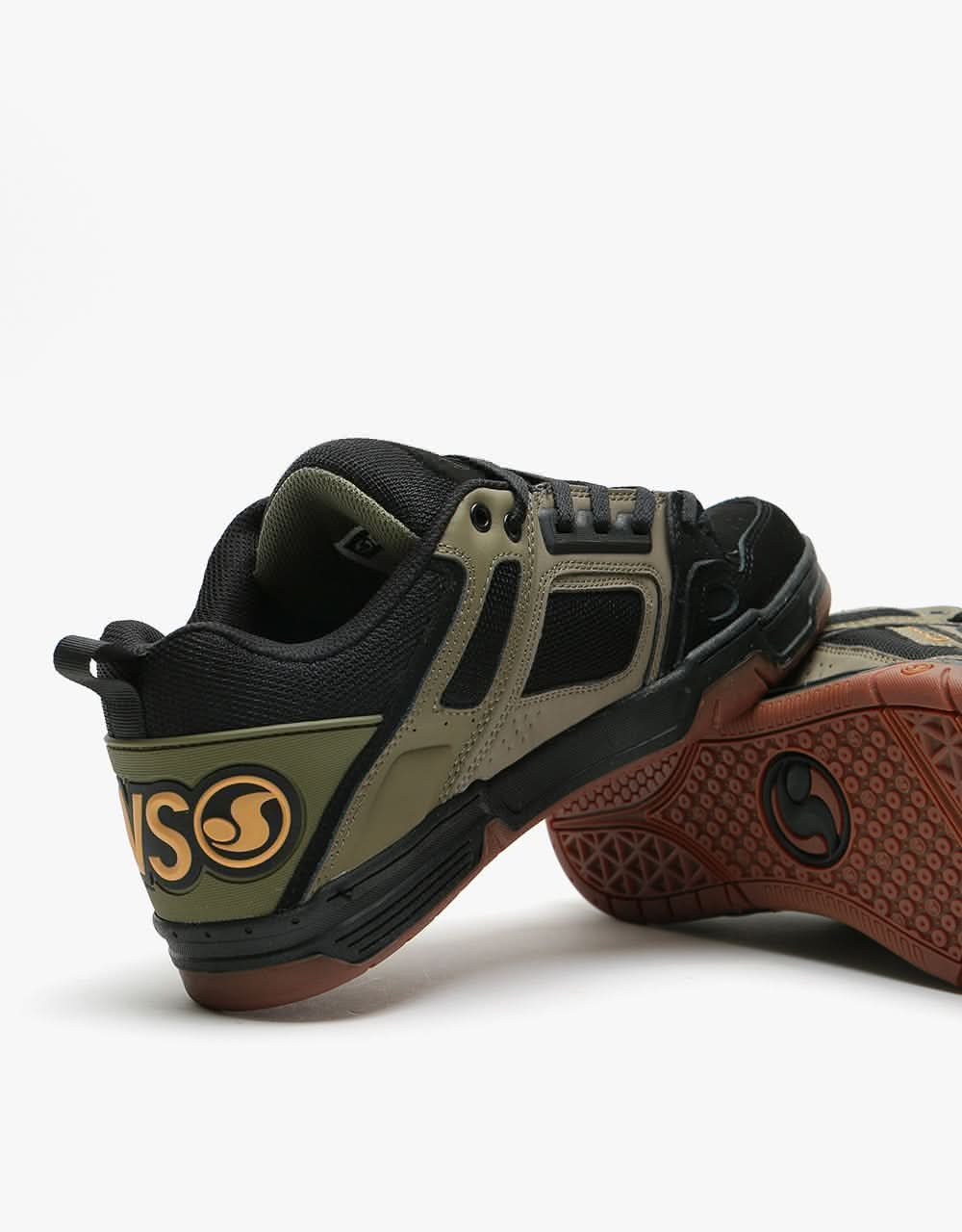 DVS Commanche Skate Shoes - Brindle Burnt Olive/Black Nubuck