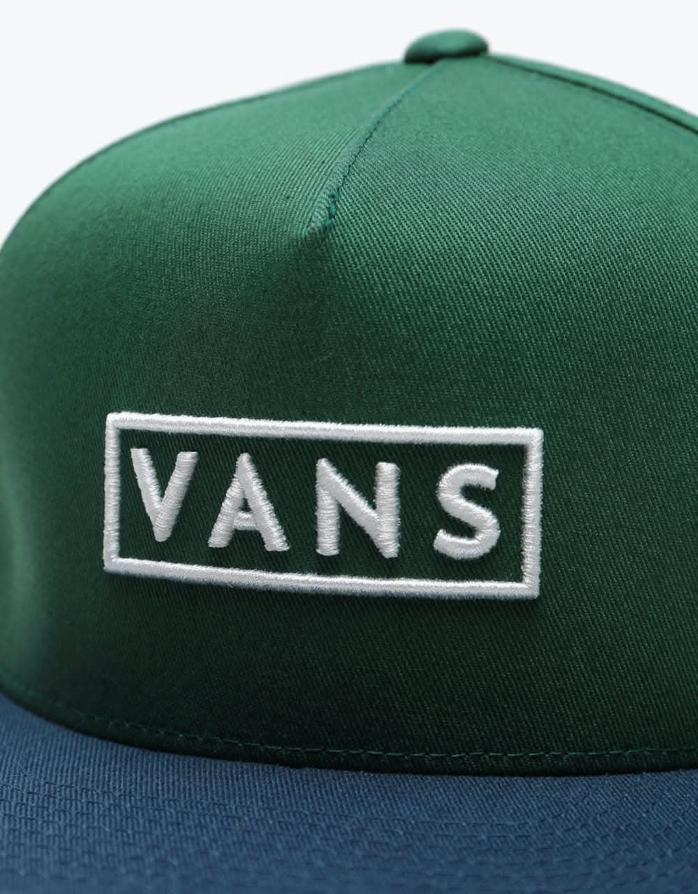 Vans Easy Box Snapback Cap - Pine Needle/Dress Blues