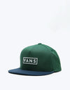 Vans Easy Box Snapback Cap - Pine Needle/Dress Blues