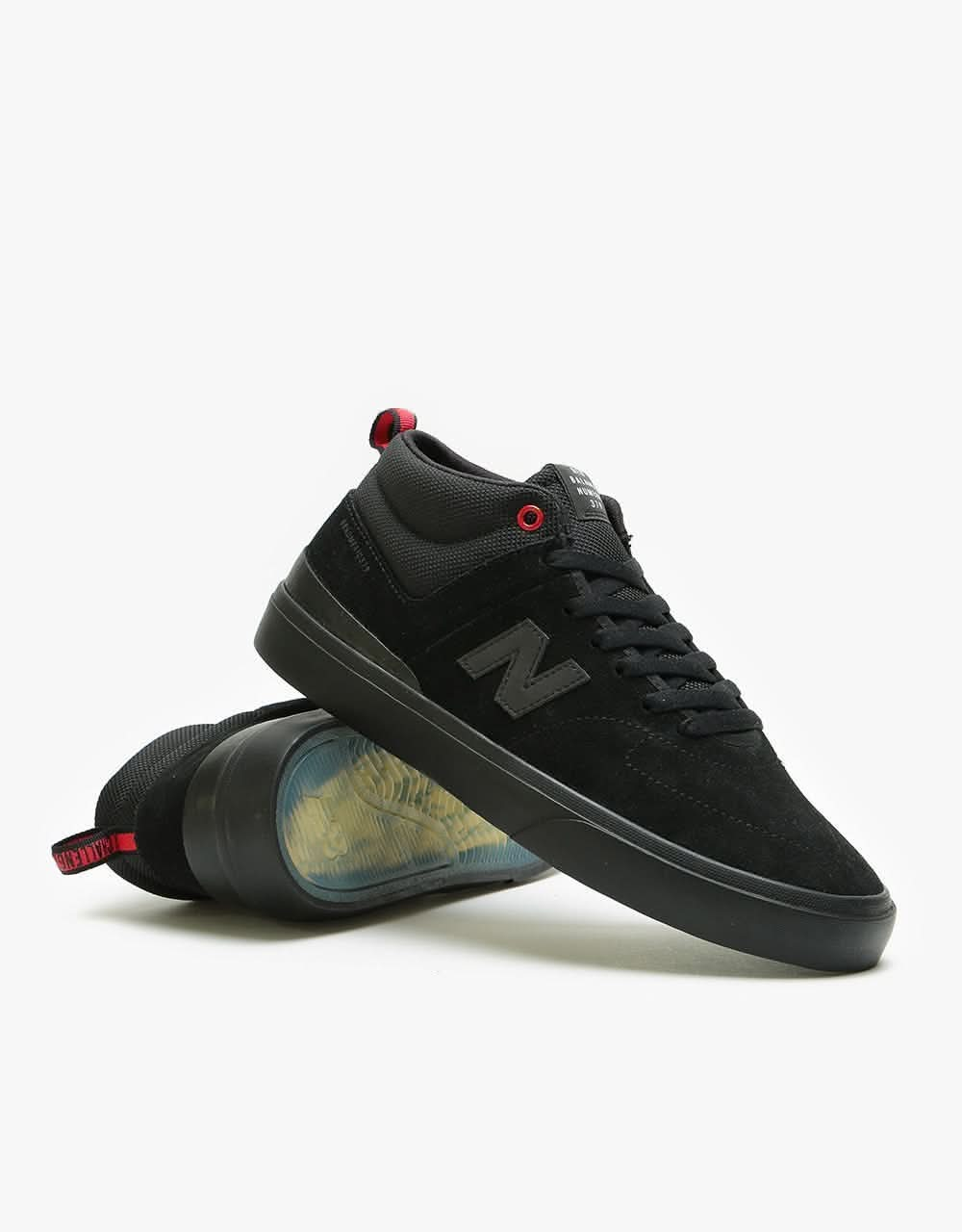 New Balance Numeric x Challenger 379 Mid Skate Shoes - Black/Black