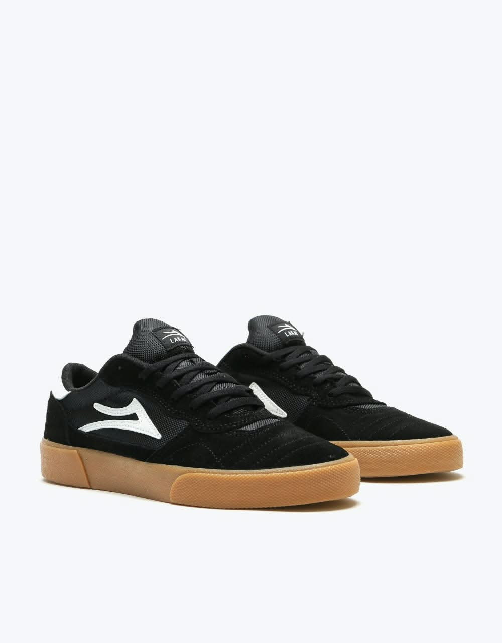 Lakai Cambridge Skate Shoes - Black/Gum Suede