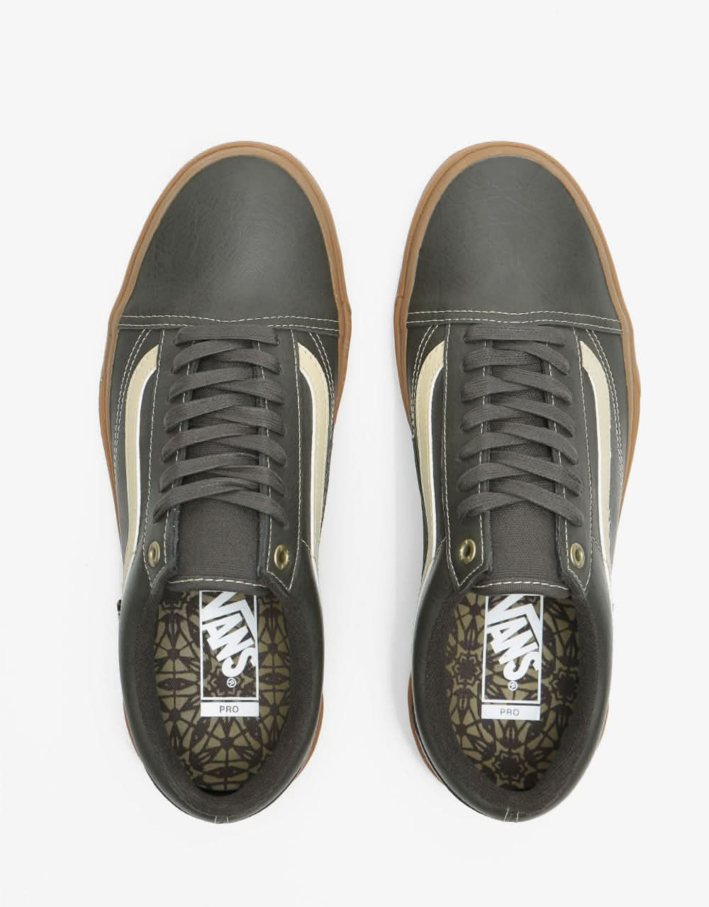 Vans Old Skool Pro BMX Skate Shoes - (Dennis Enarson) Olive/Gum