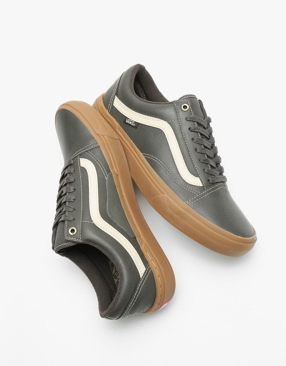 Vans Old Skool Pro BMX Skate Shoes - (Dennis Enarson) Olive/Gum