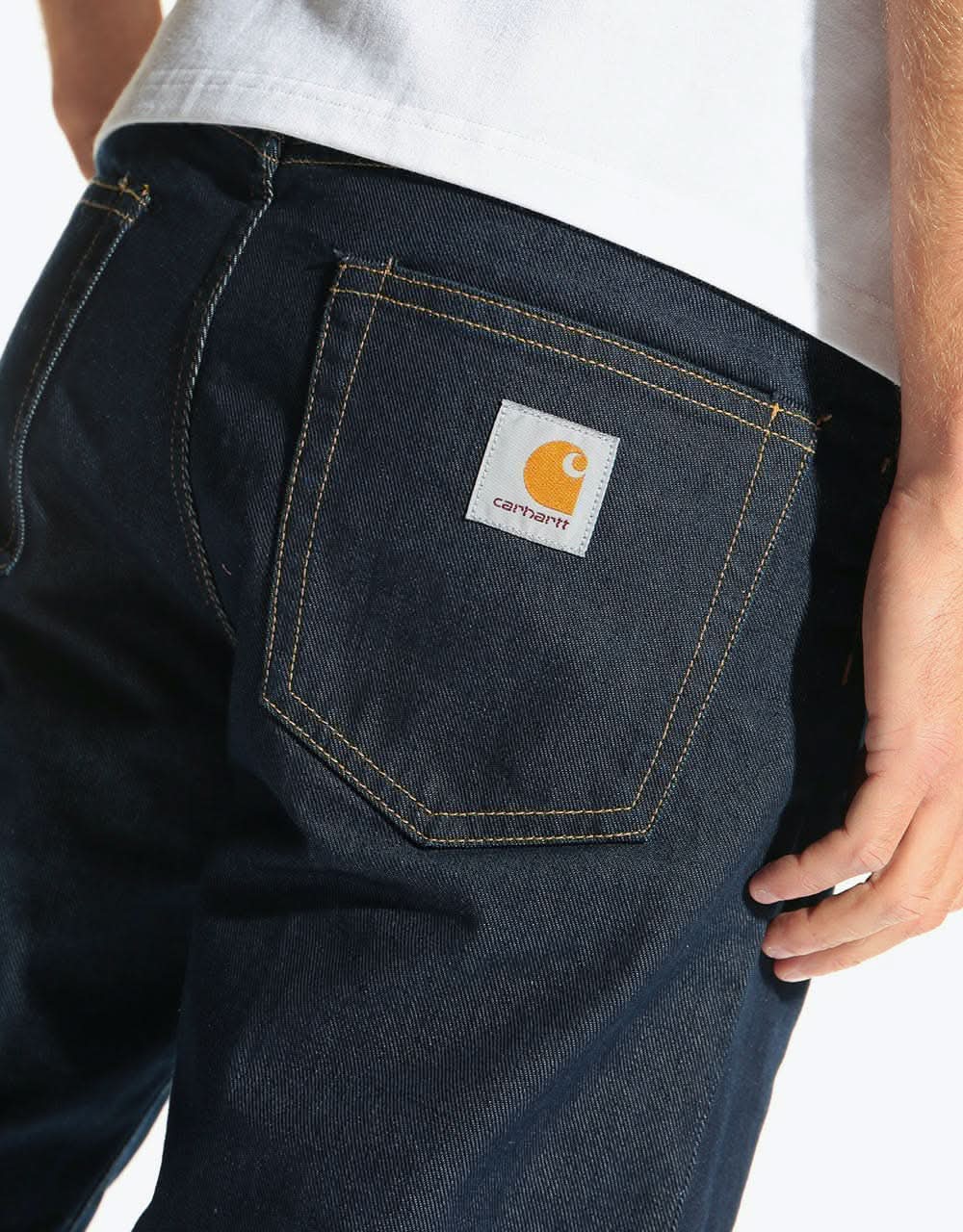 Carhartt WIP Pontiac Short - Blue (Rinsed)