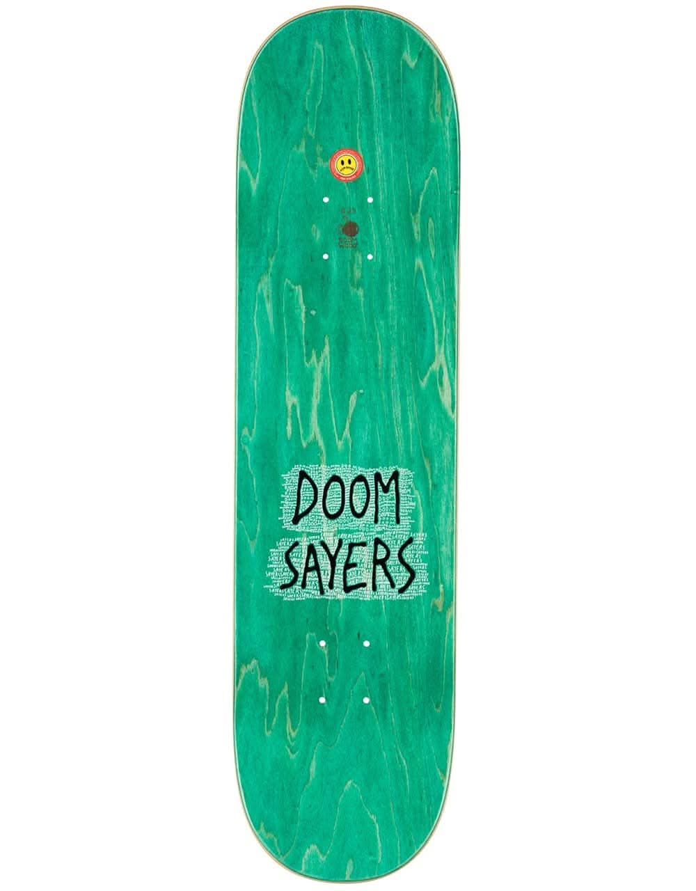 Doom Sayers James Scrawl Skateboard Deck - 8.25"