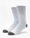 DC Back Smack Crew Socks - White