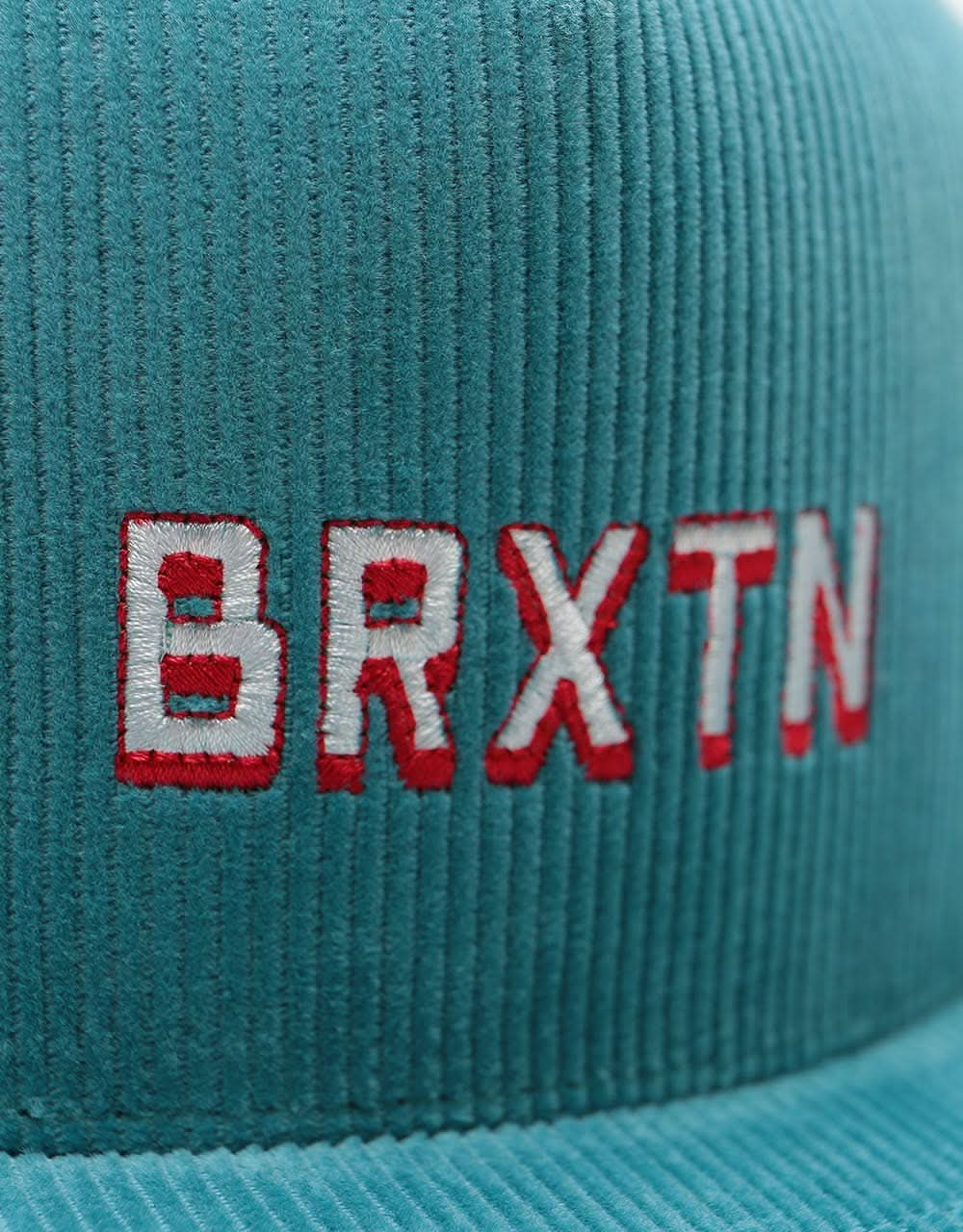 Brixton Hubbard Snapback Cap - Aqua