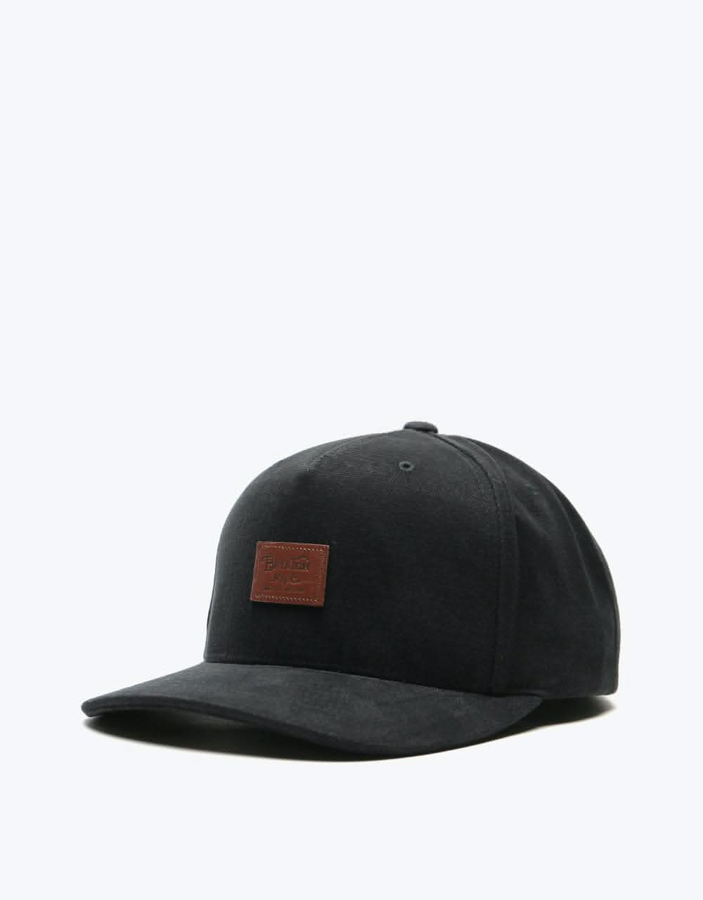 Brixton Grade III Snapback Cap - Black