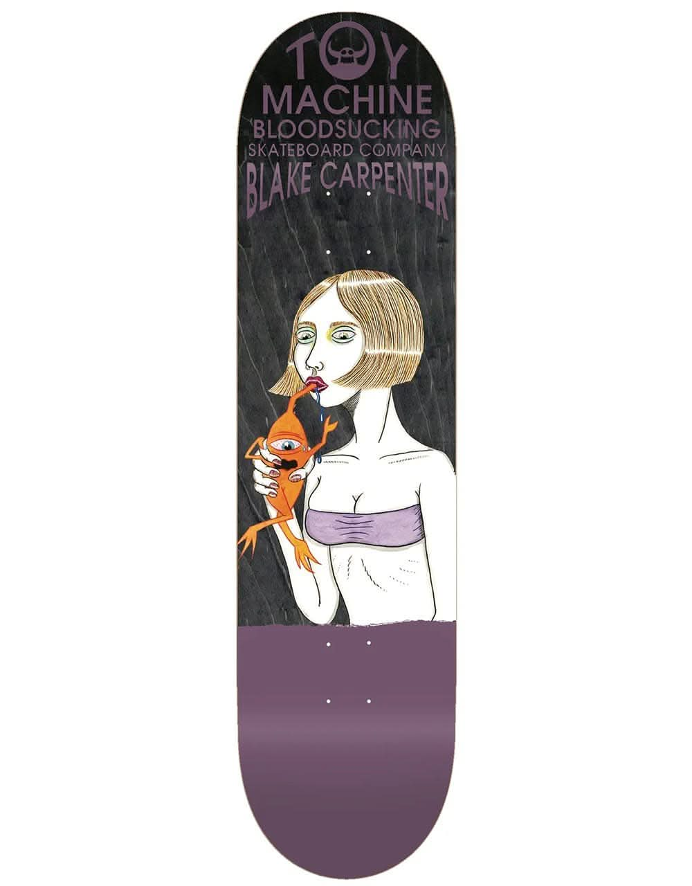 Toy Machine Carpenter Bloodsucking Skateboard Deck - 8.25"