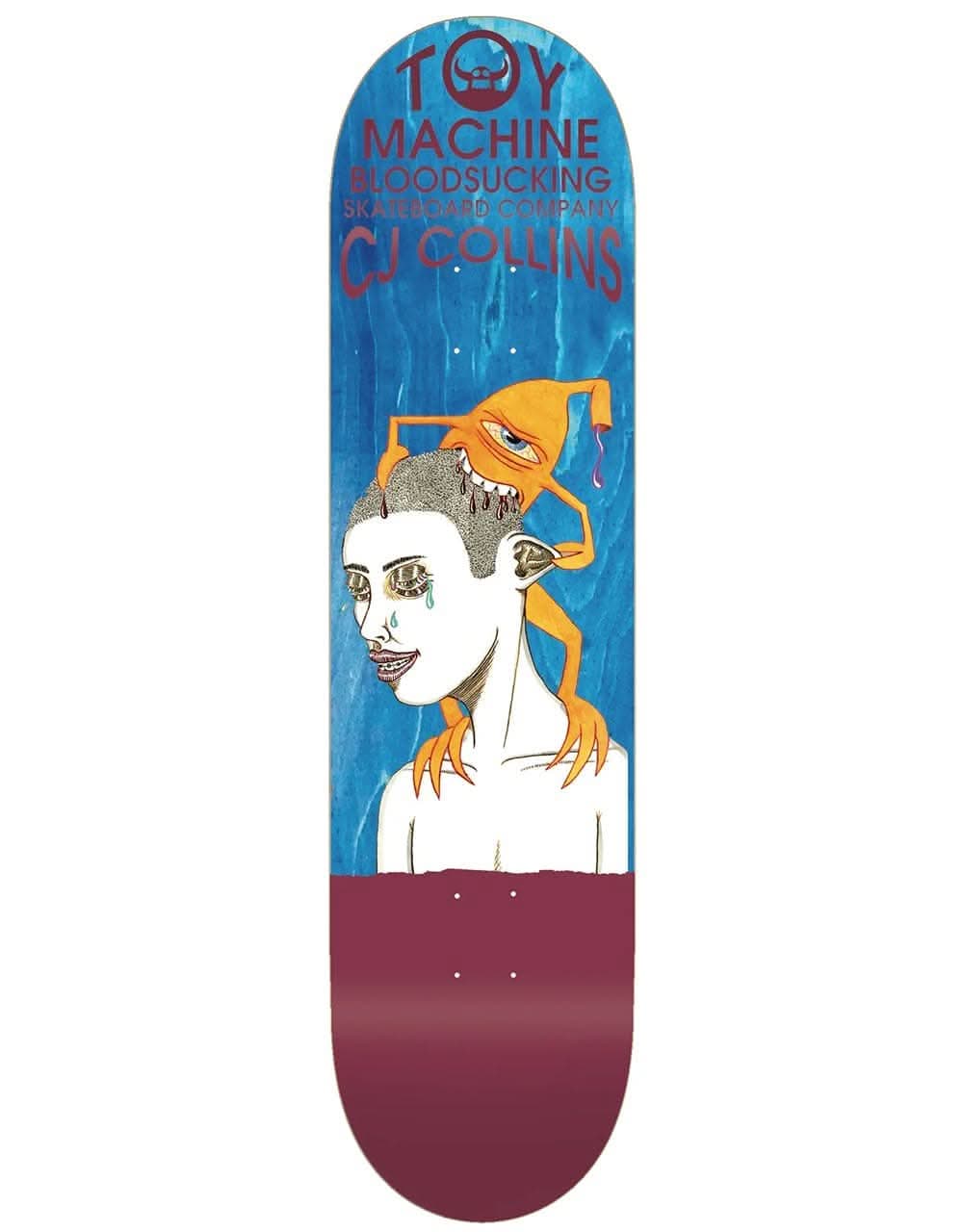 Toy Machine Collins Bloodsucking Skateboard Deck - 8.38"