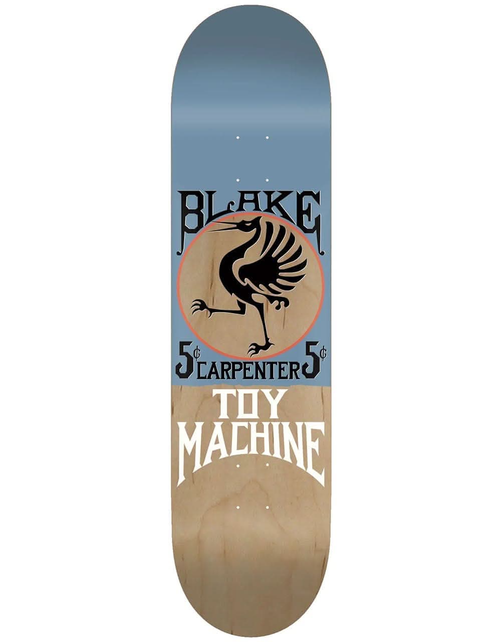 Toy Machine Carpenter Bird Skateboard Deck - 8.38"