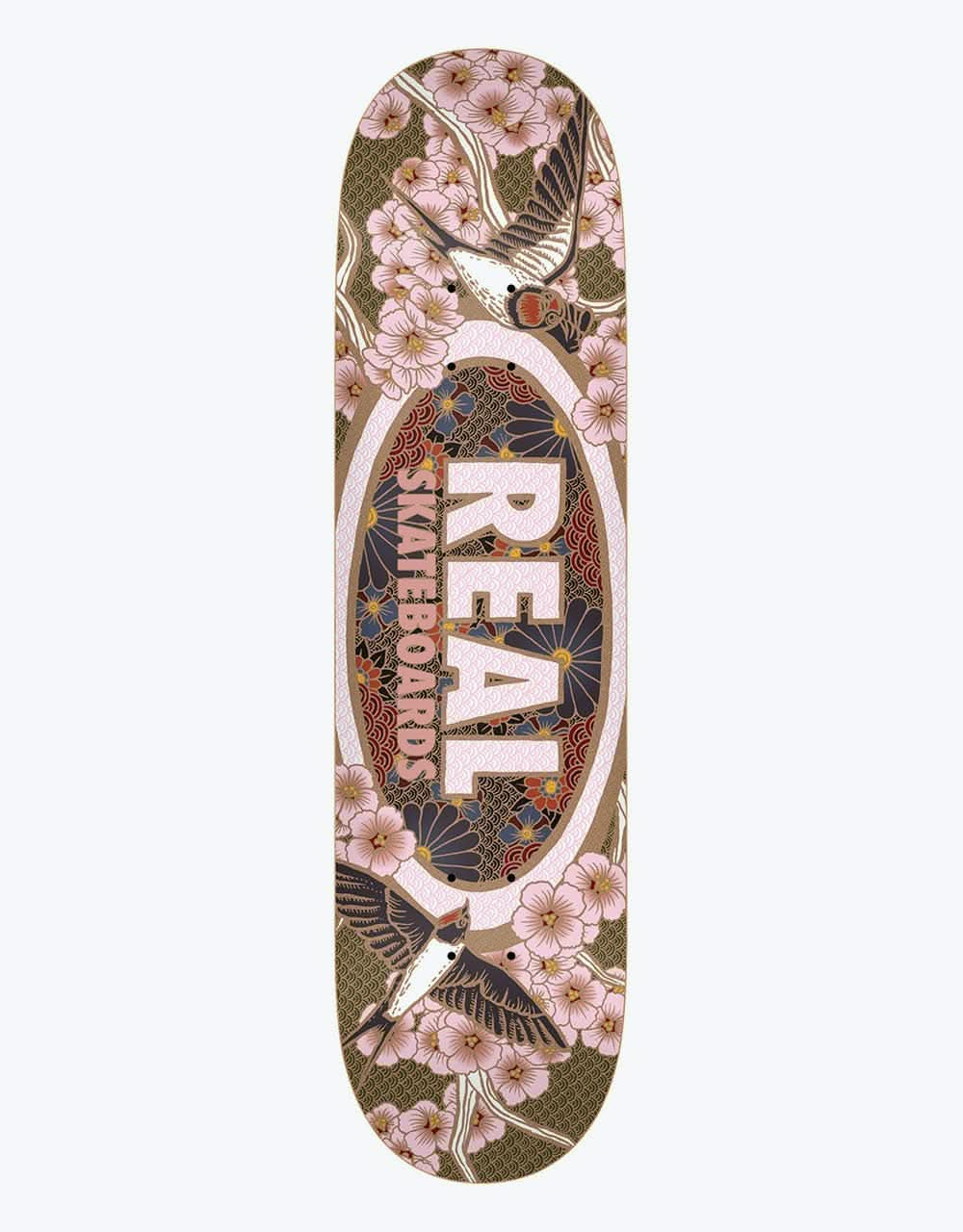 Real Team Oval Prescilla Wilson Skateboard Deck - 8.25"