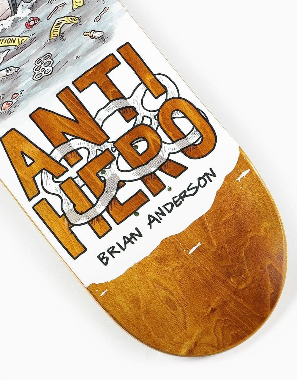 Anti Hero BA Plastics Skateboard Deck - 8.4"