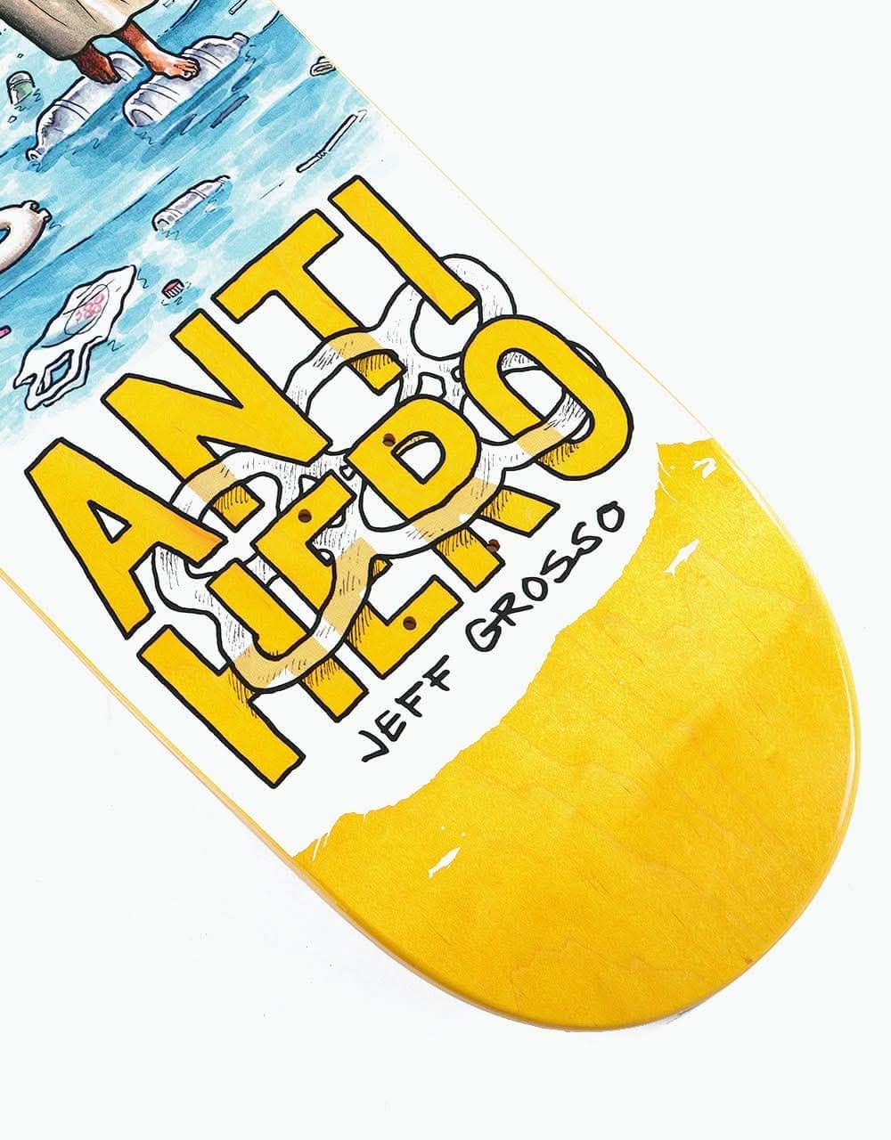 Anti Hero Grosso Plastics Skateboard Deck - 8.75"