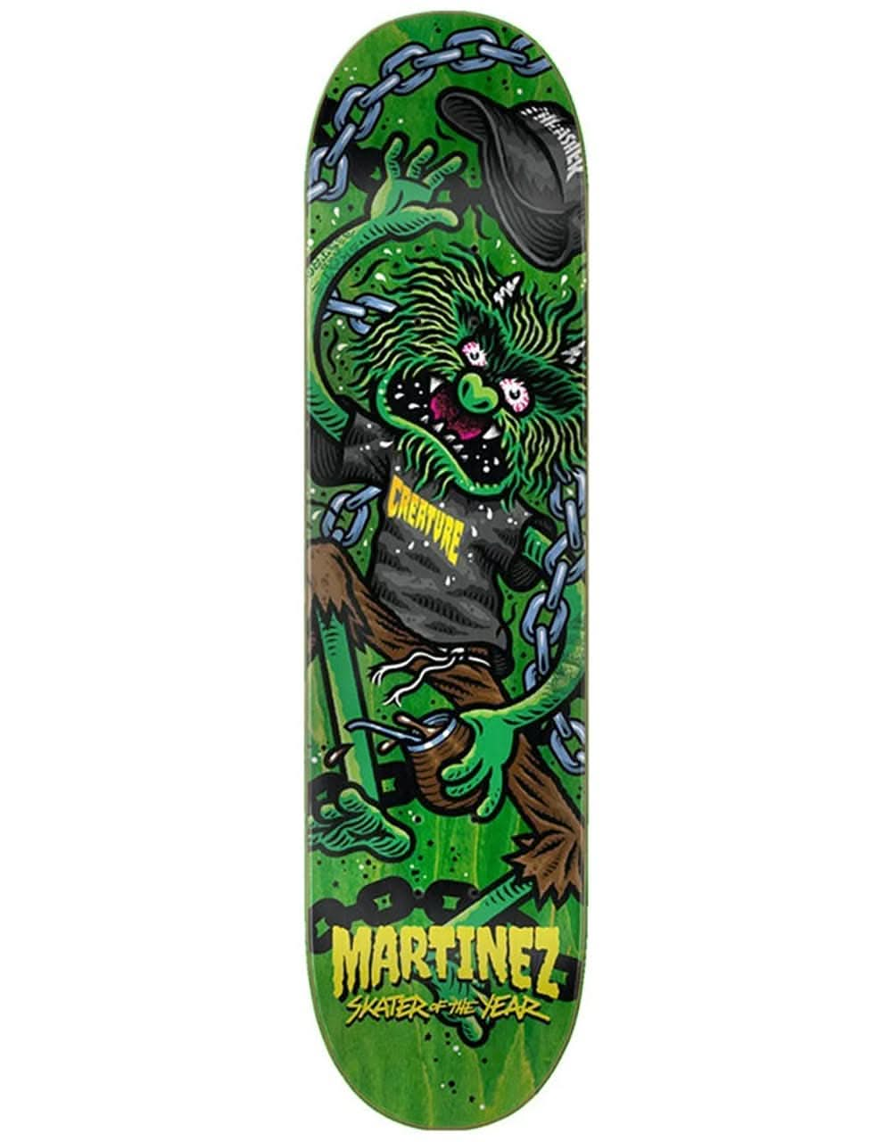 Creature Martinez Beast SOTY Skateboard Deck - 8.5"