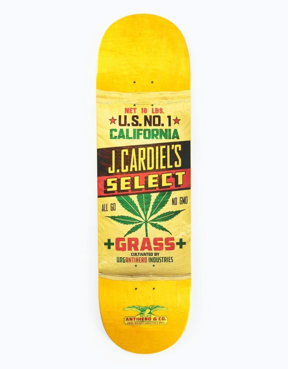 Anti Hero Cardiel General Mercantile Skateboard Deck - 8.75"