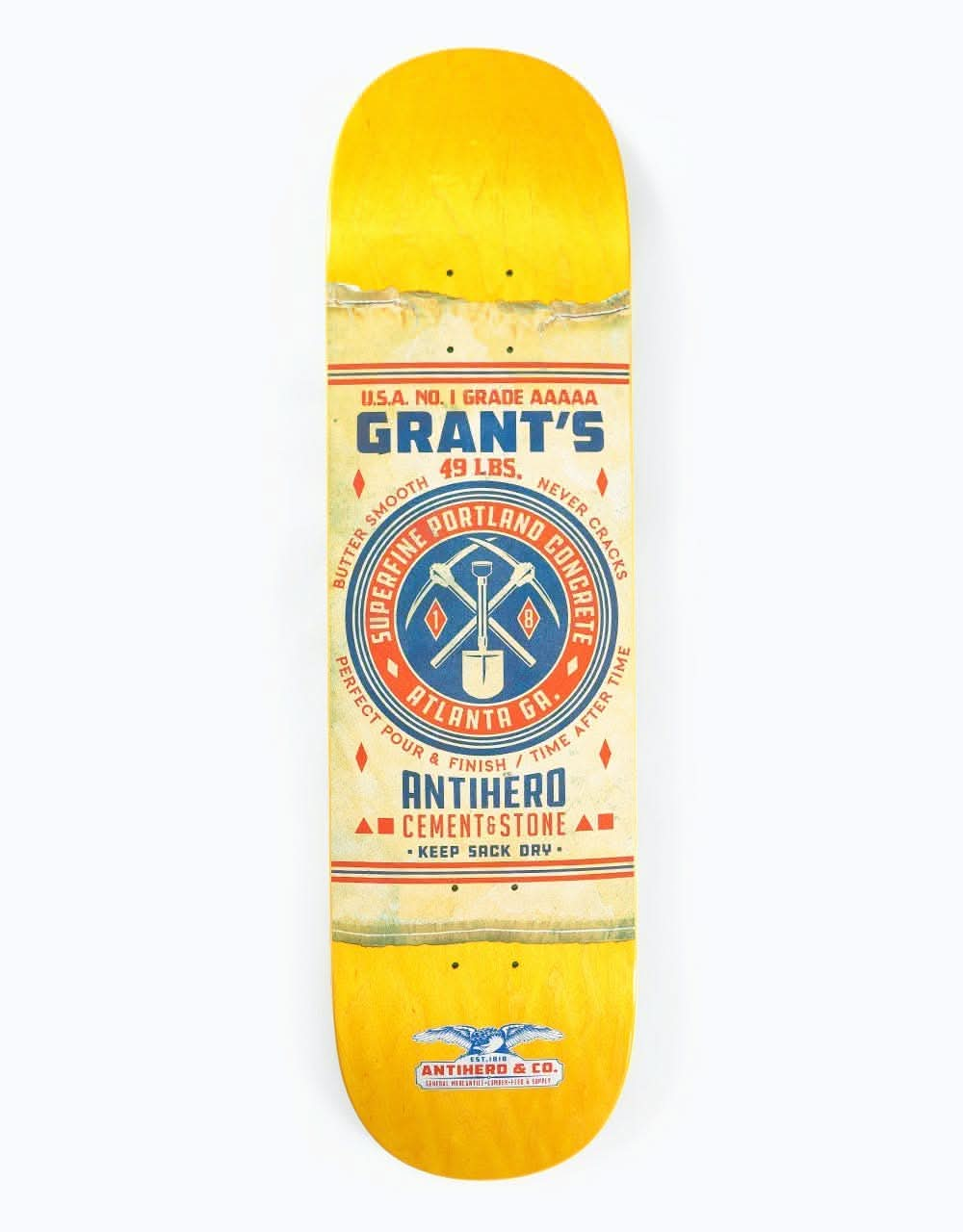 Anti Hero Taylor General Mercantile Skateboard Deck - 8.38"