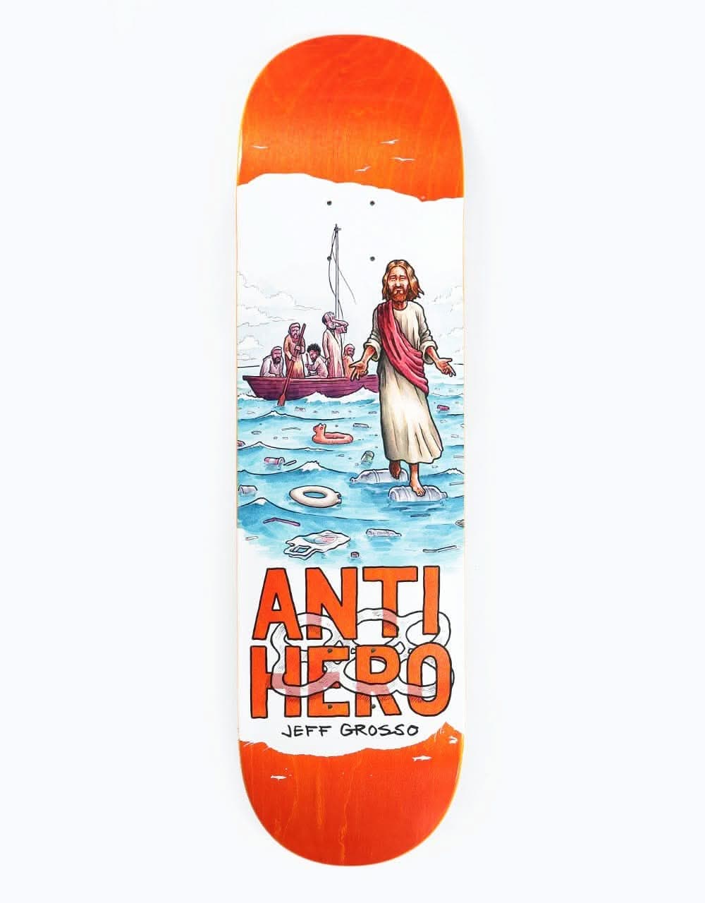 Anti Hero Grosso Plastics Skateboard Deck - 8.75"