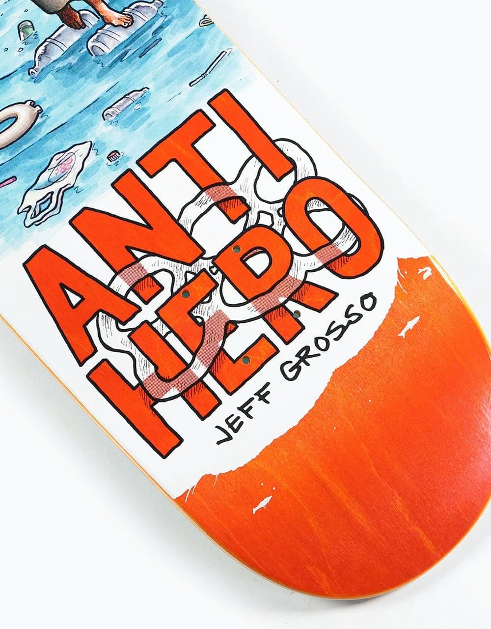 Anti Hero Grosso Plastics Skateboard Deck - 8.75"