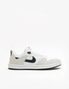 Nike SB Alleyoop Kids Skate Shoes - White/Black/White