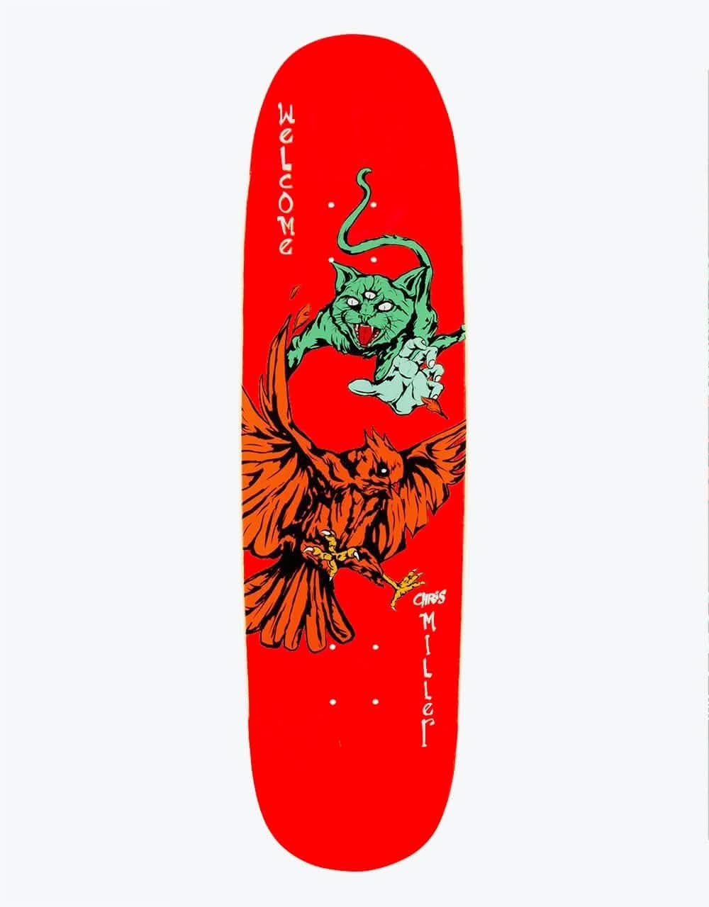 Welcome Miller Prequel on Catblood 2.0 Skateboard Deck - 8.75"