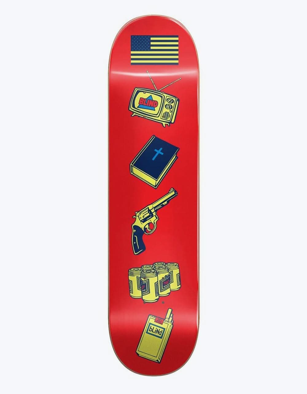 Blind American Icons RHM Skateboard Deck - 8.25"