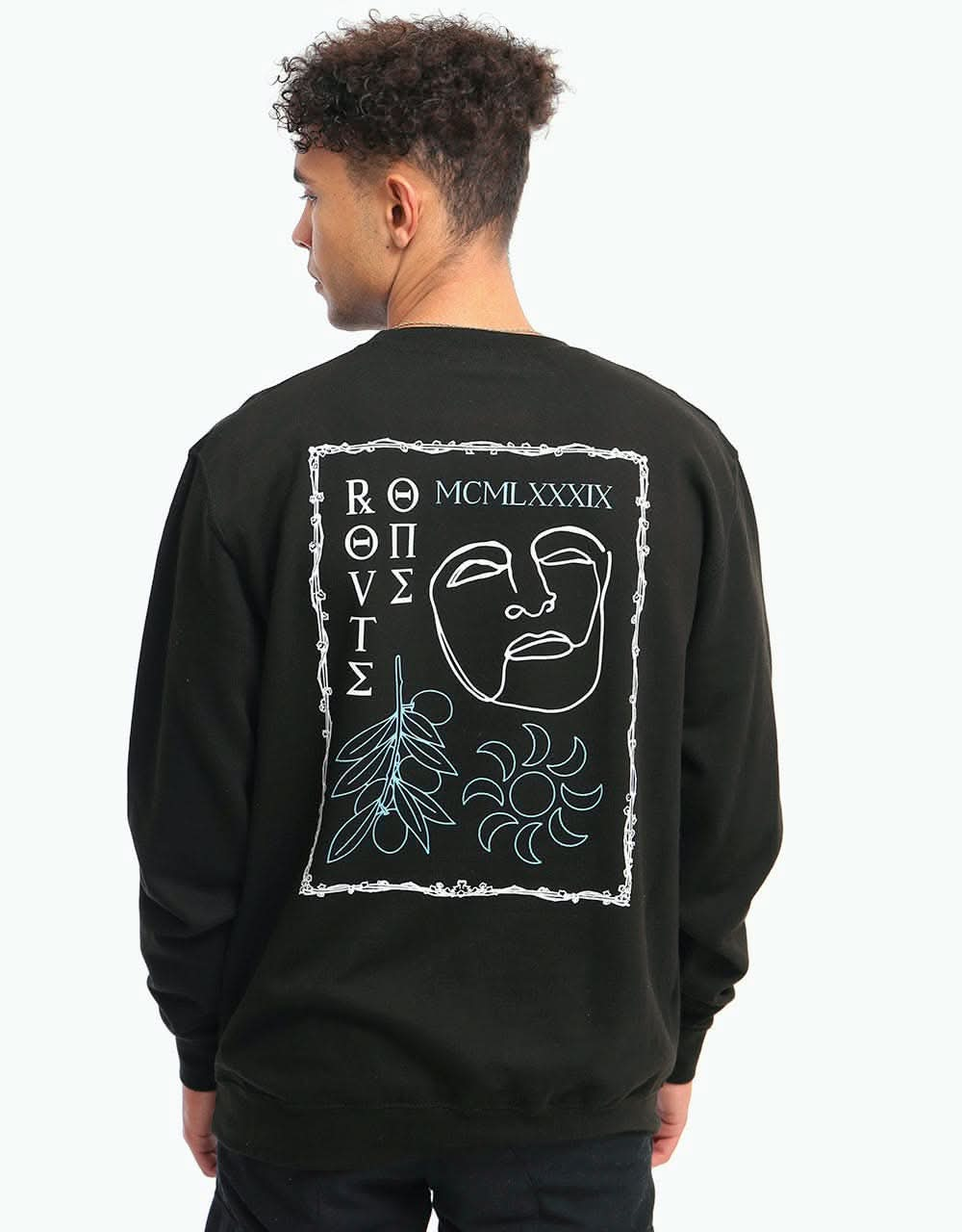 Route One Rome Sweatshirt - Black