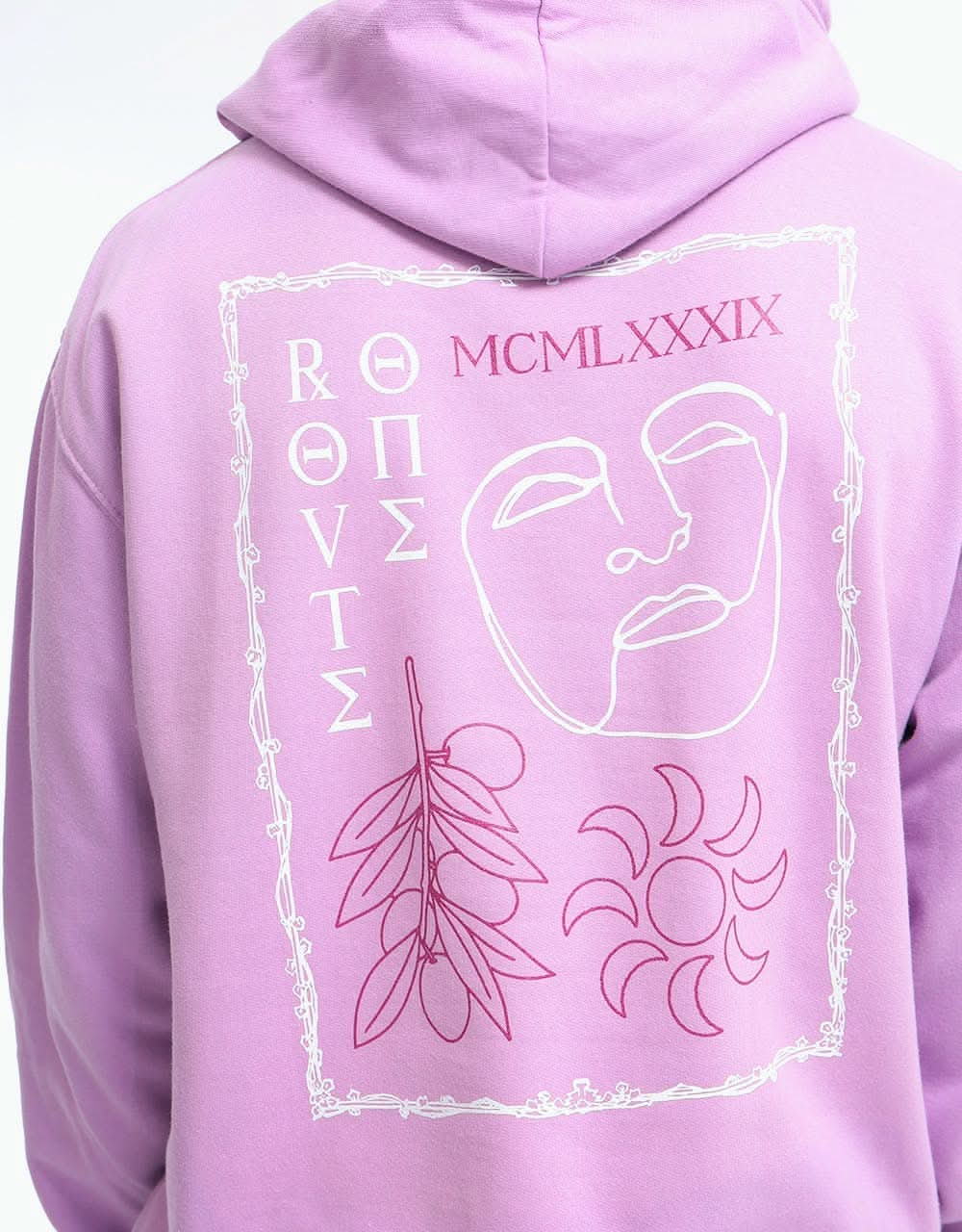 Route One Rome Pullover Hoodie - Lilac