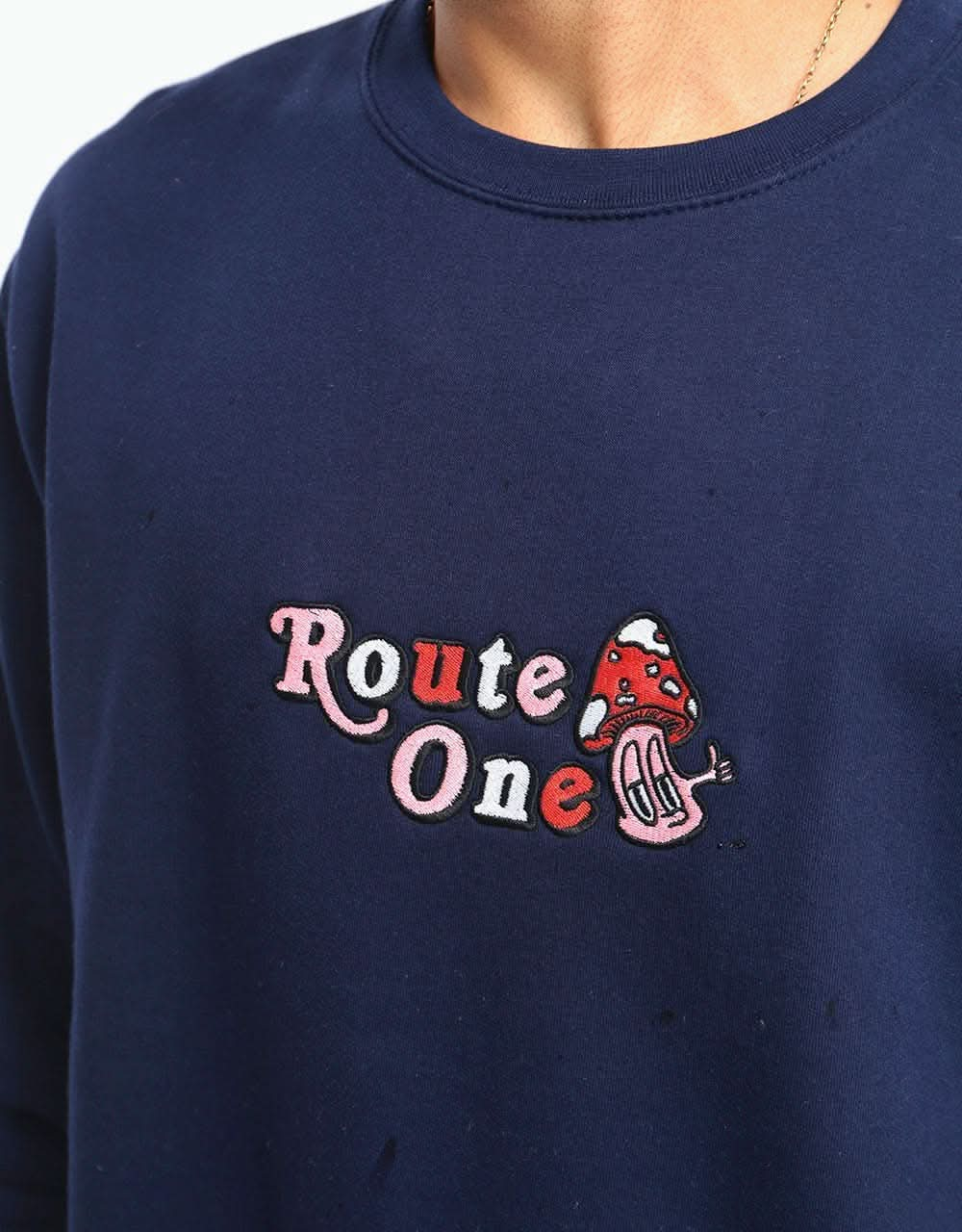 Route One Mushy Sweatshirt - Navy